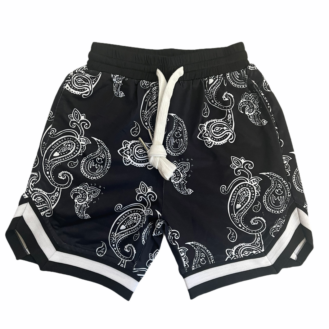 Paisley B-Ball Shorts